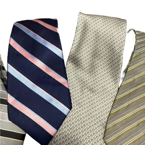 Random tie lot. Kenneth Cole, Chaps, Geoffrey bean Perry Ellis Portfolio Silk - Picture 4 of 9